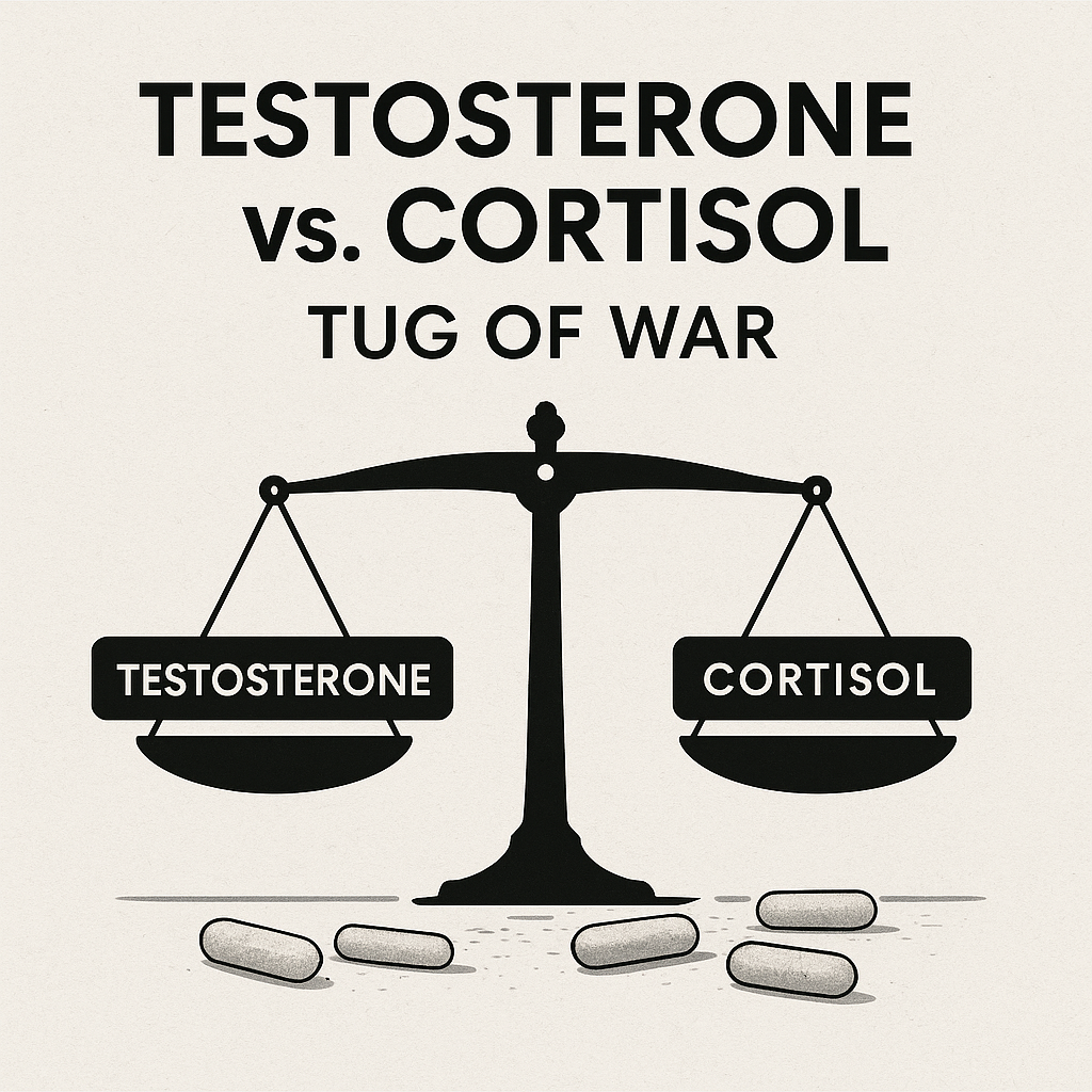 Testosterone vs. Cortisol: The Hormone Tug-of-War